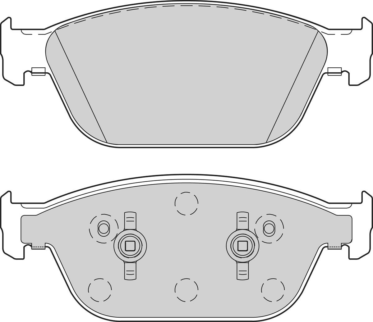 Jogo de 4 pastilhas de travão VALEO ref. 302635